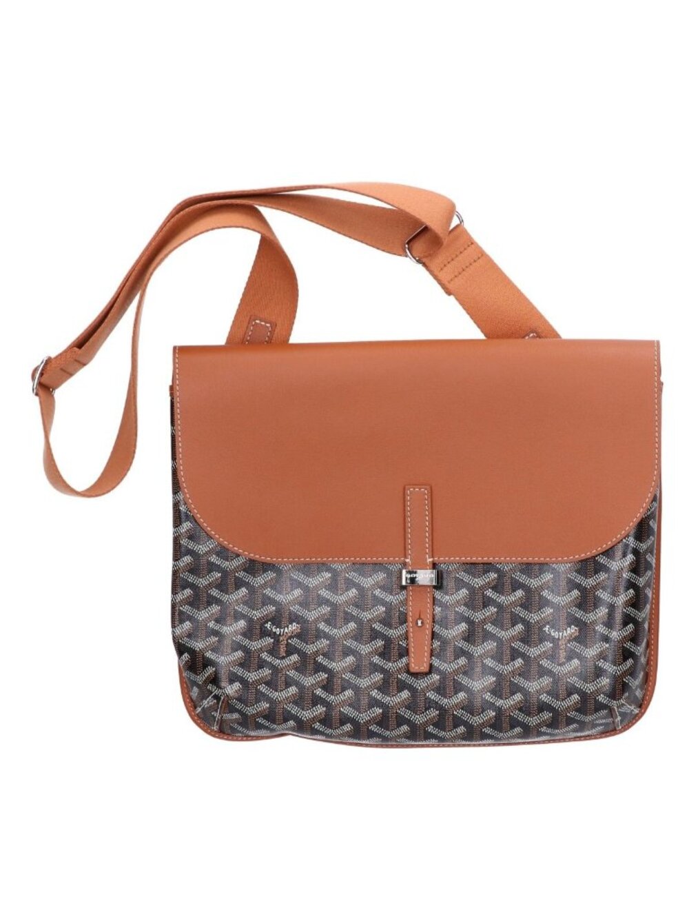 Goyard Fu Leather Crusier Messenger Bag
